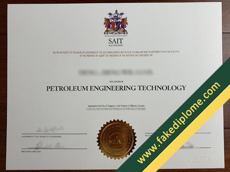 How Safety to buy SAIT Poly fake diploma certificate