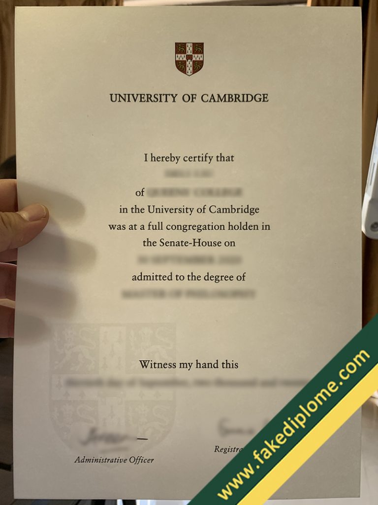 C800F 2 768x1024 How Safety to Buy University of Cambridge Fake Degree?