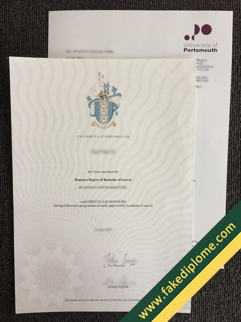 C800F 38 768x1024 How Long to Get a University of Portsmouth Fake Diploma?