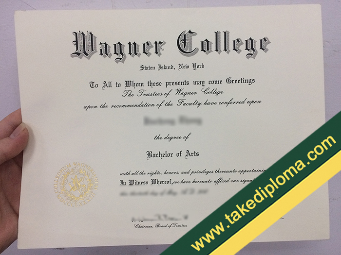 fake Wagner College diploma, Wagner College fake degree, Wagner College fake certificate