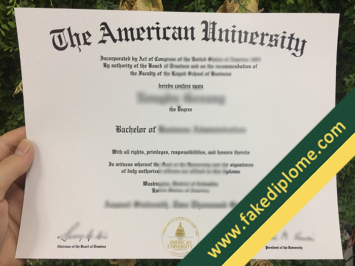 American University fake diploma, American University fake degree, American University fake certificate