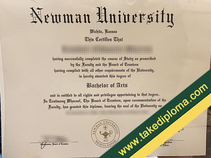 Newman University fake diploma, fake Newman University degree, fake Newman University certificate