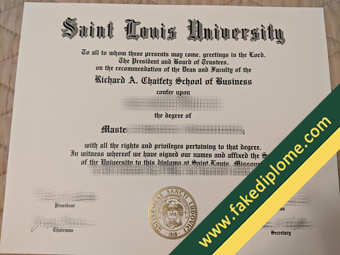 fake Saint Louis University diploma, fake Saint Louis University degree, fake Saint Louis University certificate