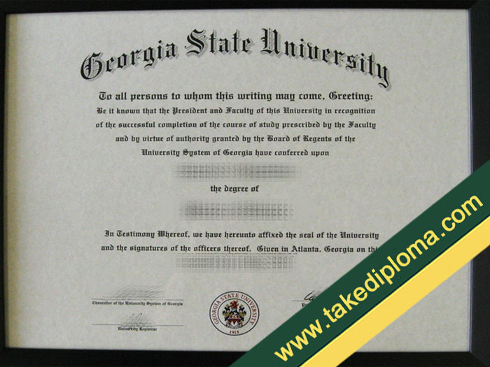 fake Georgia State University diploma, fake Georgia State University degree, fake Georgia State University certificate