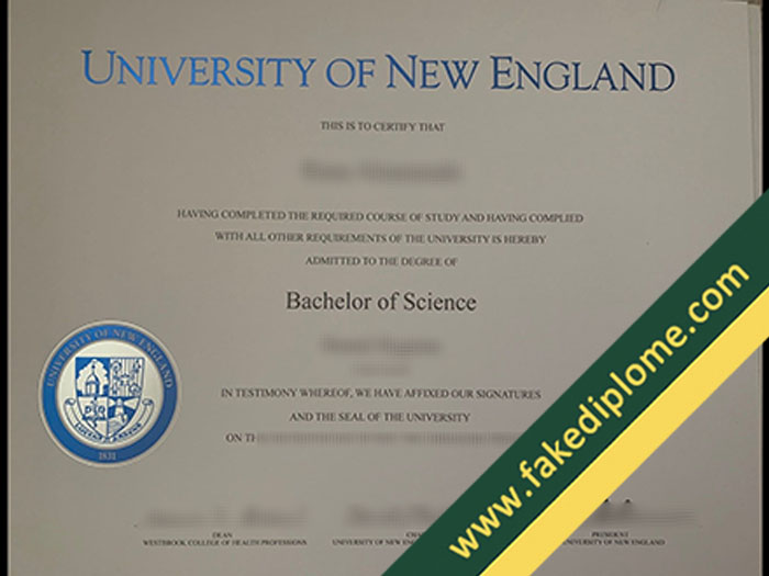 fake University of New England diploma, fake University of New England degree, fake University of New England certificate