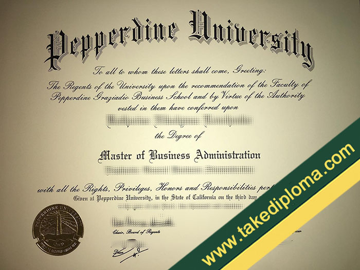 Pepperdine University fake diploma, fake Pepperdine University degree, fake Pepperdine University certificate