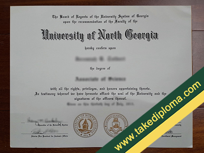 fake University of North Georgia diploma, fake University of North Georgia degree, fake University of North Georgia certificate