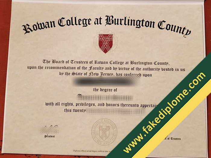 FAKE Rowan College at Burlington County diploma, fake Rowan College at Burlington County degree, fake Rowan College at Burlington County certificate