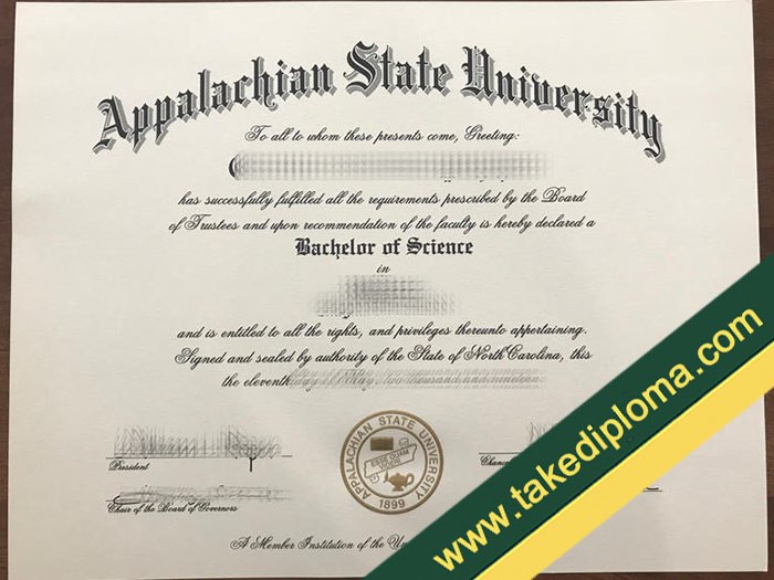 Appalachian State University fake diploma, Appalachian State University fake degree, fakeAppalachian State University certificate