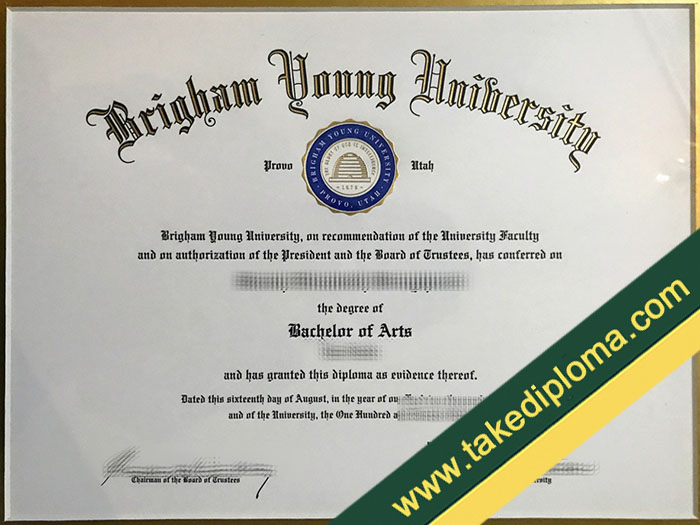 Brigham Young University fake diploma, Brigham Young University fake degree, Brigham Young University fake certificate