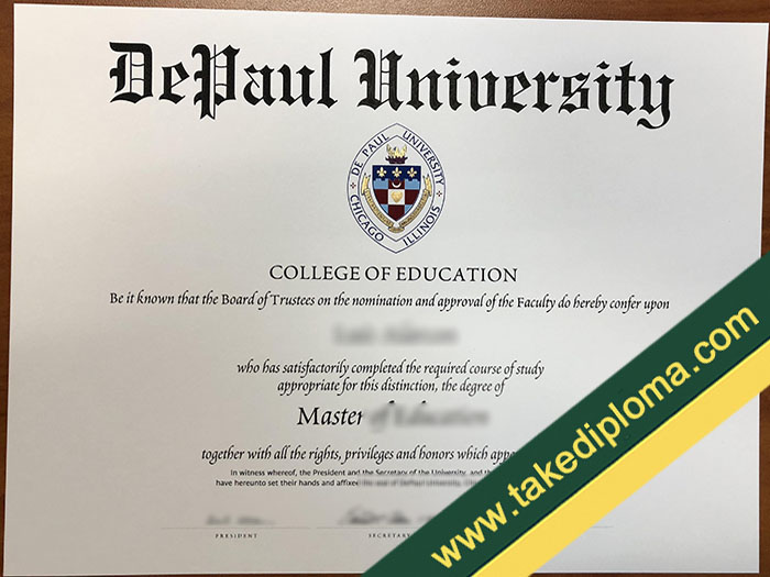 DePaul University fake diploma, DePaul University fake degree, fake DePaul University certificate