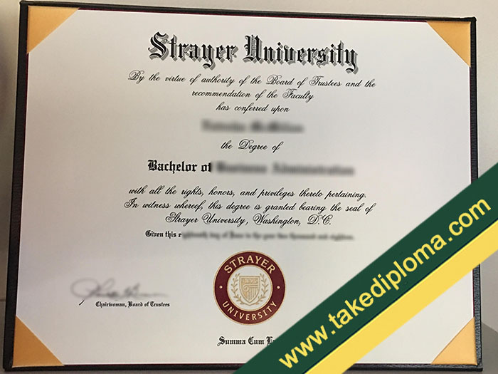 Strayer University fake diploma, Strayer University fake degree, Strayer University fake certificate