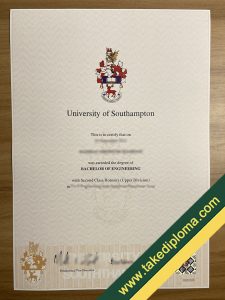 Where to buy University of Southampton fake diploma