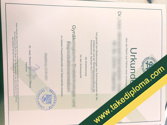 Ärztekammer Sachsen-Anhalt fake diploma, Ärztekammer Sachsen-Anhalt fake certificate, fake Ärztekammer Sachsen-Anhalt urkunde