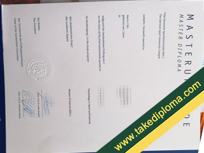 Deutsche Sporthochschule Köln fake diploma, Deutsche Sporthochschule Köln fake degree, fake Deutsche Sporthochschule Köln urkunde