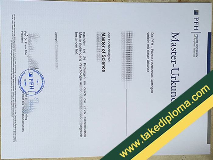 PFH Private University of Applied Sciences fake diploma, PFH Private University of Applied Sciences fake degree, fake PFH Private University of Applied Sciences certificate