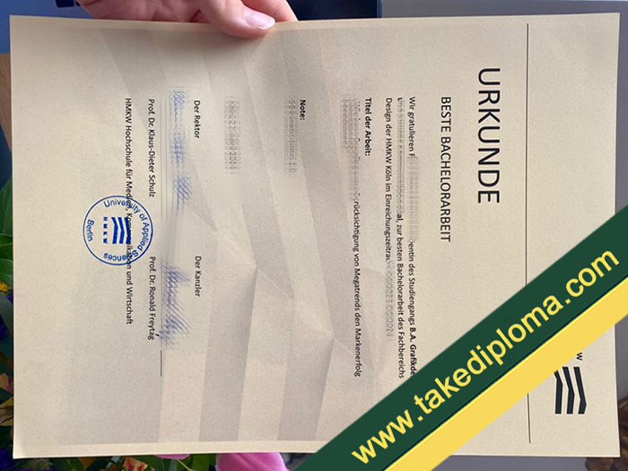 HMKW fake diploma, HMKW fake degree, fake HMKW urkunde