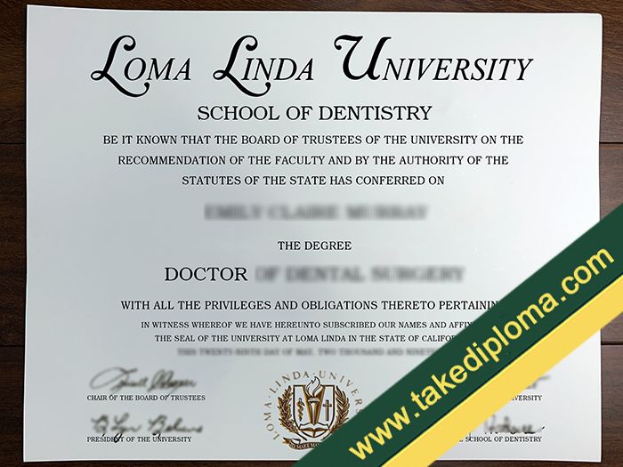 Loma Linda University fake diploma, Loma Linda University fake degree, fake Loma Linda University certificate