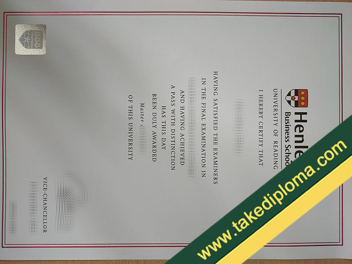 Henley Business School diploma, Henley Business School fake degree, Henley Business School certificate