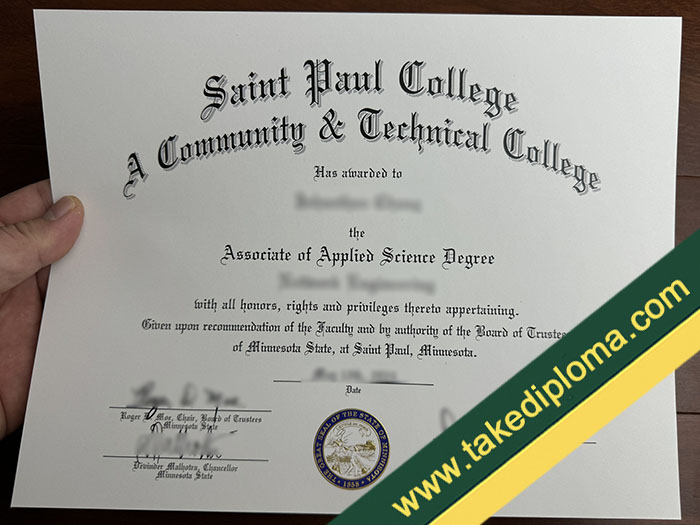 Saint Paul College fake diploma, Saint Paul College fake degree, Saint Paul College certificate