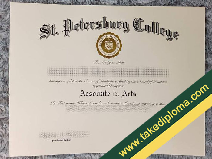 St Petersburg College fake diploma, St Petersburg College fake degree, fake St Petersburg College certificate