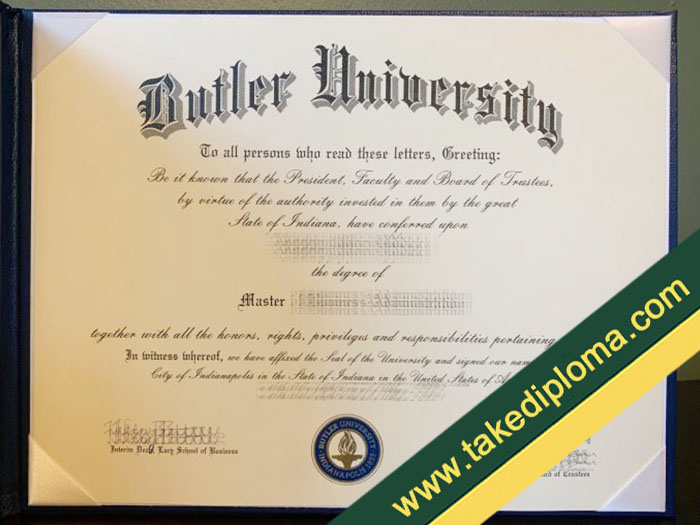 Butler University fake diploma, Butler University fake degree, Butler University certificate